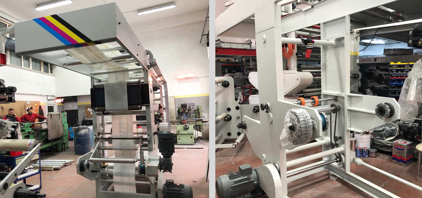 WE COMPLETED THE REVISION OF AYDOĞAN PLASTİK'S STACK TYPE FLEXO PRINTING MACHINE